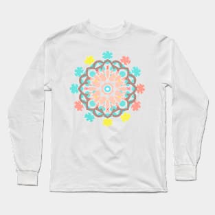 mandala Clamber Paint Long Sleeve T-Shirt